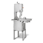 ⁦מסור סרט לבשר נירוסטה
 C/E243 F - C/E243 P
תוצרת איטליה
 MINERVA OMEGA⁩ – תמונה ⁦2⁩