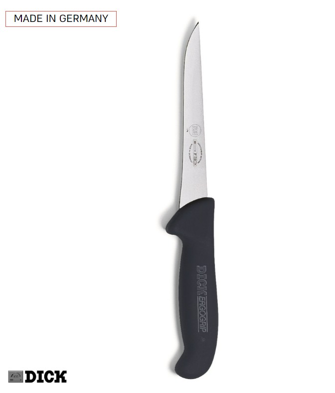 סכין פירוק 13 סכין פירוק 13 ס"מ ידית שחורה DICK | Ergo Grip – תמונה 1